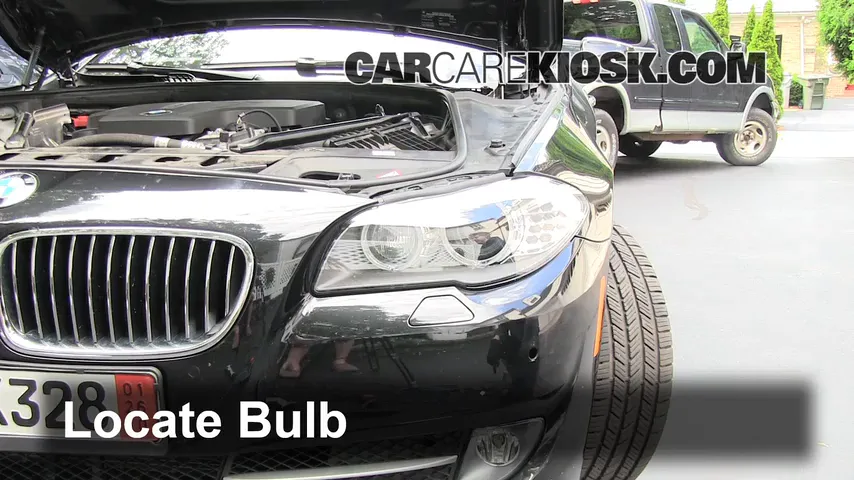 2012 BMW 528i xDrive 2.0L 4 Cyl. Turbo Lights Highbeam (replace bulb)